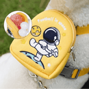 Peitoral com Guia e Bolsa Removível para Cães e Gatos – Conforto e Praticidade para Passeios