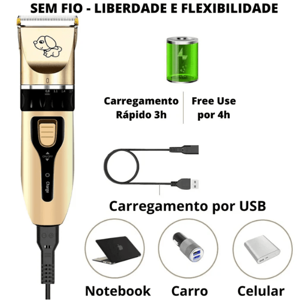 Máquina de Tosa Profissional: Praticidade e Precisão para Cuidar do Seu Pet!