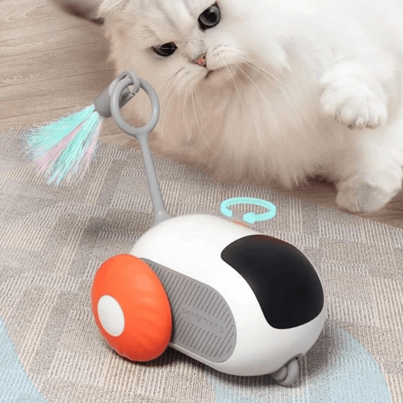 Controle Remoto Interativo de Carro para Gatos - Diversão Inteligente e Perseguível