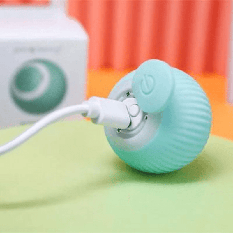 Brinquedo Bola Automática USB para Gatos – Diversão e Estímulo Interativo