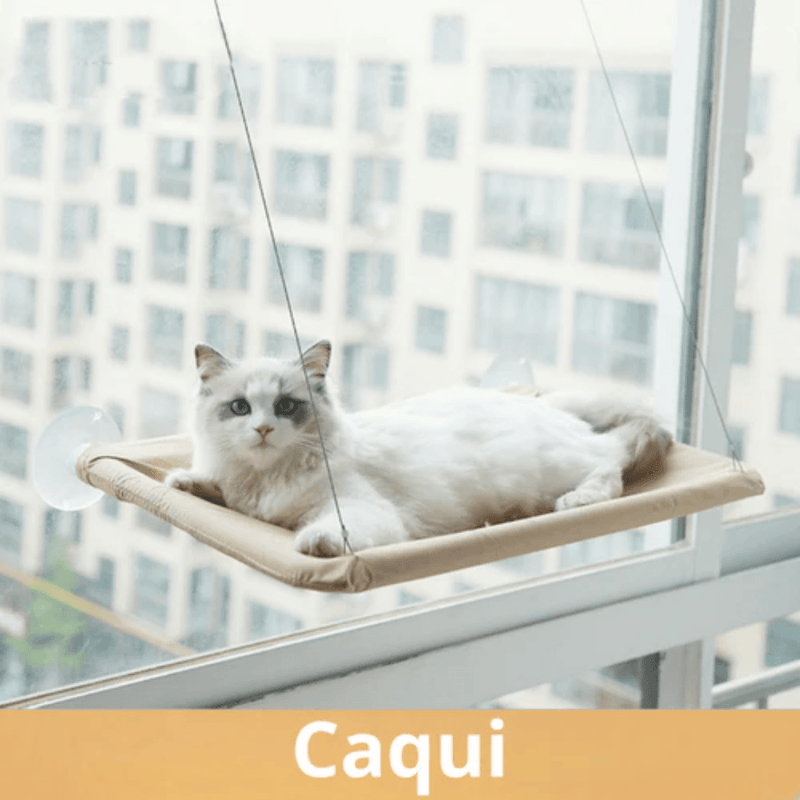 Cama Suspensa de Janela para Gatos - Conforto com Vista Perfeita
