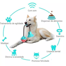 Brinquedo Interativo para Cachorro Corda Mordedor com Ventosa Push Ball