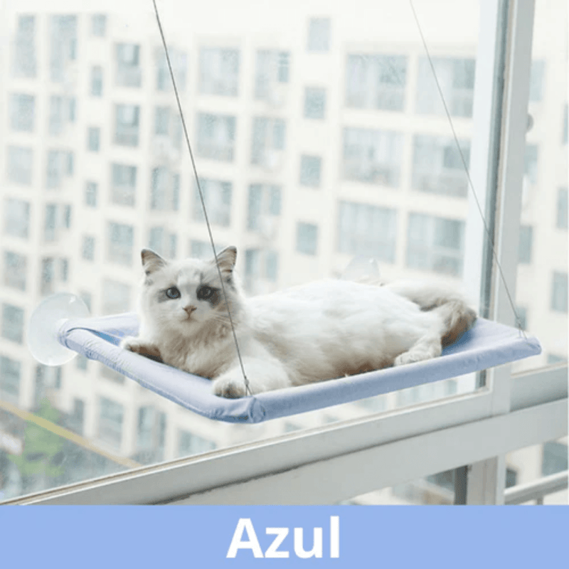 Cama Suspensa de Janela para Gatos - Conforto com Vista Perfeita